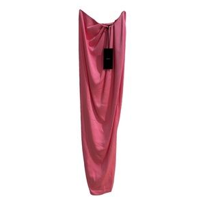 Alex Perry Ridley Low Rise Drape Skirt